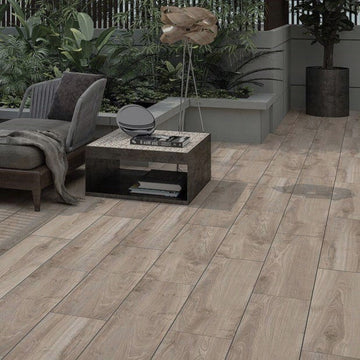 Alps Oak Wood Effect Outdoor Porcelain Paving Slabs - 1200x300x20mm