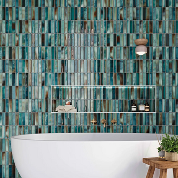 Aqua Kit Kat Effect Wall Tile 300x150mm