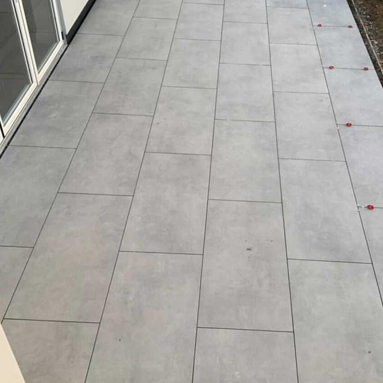 Cemento Grey Outdoor Porcelain Paving Slabs - 900x450x20 mm