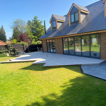 Dream Grigio Wood Effect Outdoor Porcelain Paving Slabs - 1200x300x20 mm