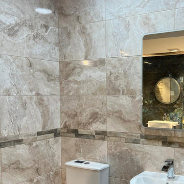 Glossy Rocky Beige Indoor Wall Tile 300x600mm