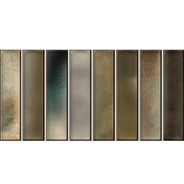 Green Kit Kat Effect Wall Tile 300x150mm