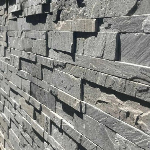 Kandla Grey Natural Split Face Wall Cladding Tile 150x600 mm