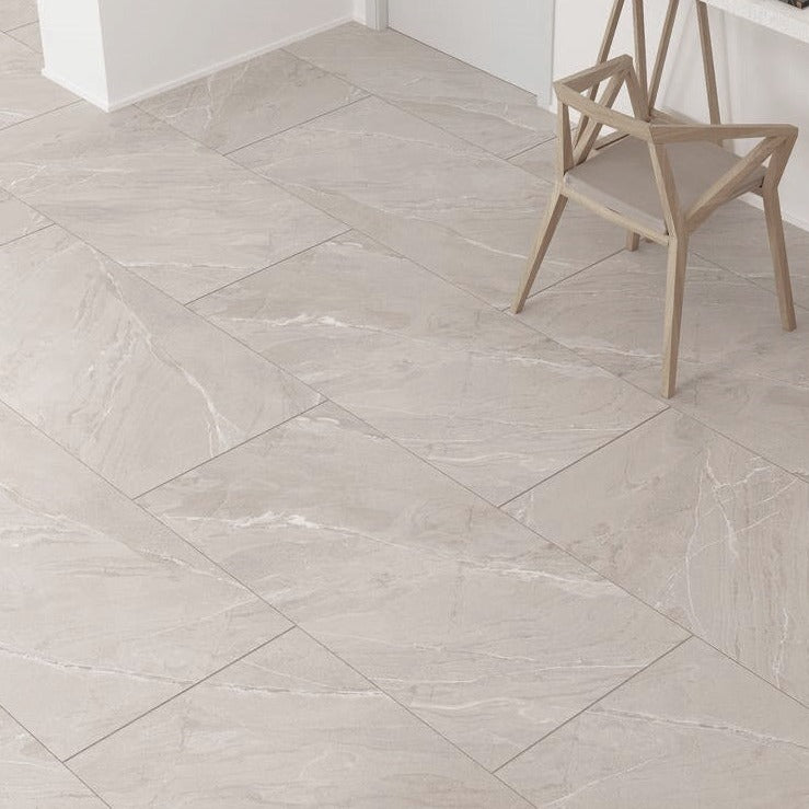 Laguna Sand Matt Wall&Floor Porcelain Tile - 600x300mm
