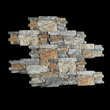 Mount Rust Italian Split Face Wall Cladding Tile 160x400 mm