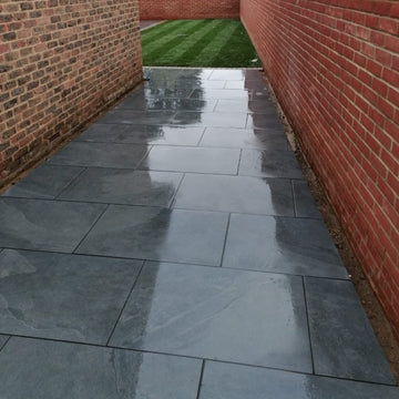 Nova Anthracite Outdoor Porcelain Paving Slabs - 900x600x20 mm