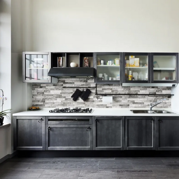 Orlando Grey Split Face Wall Cladding Tile 80x442 mm