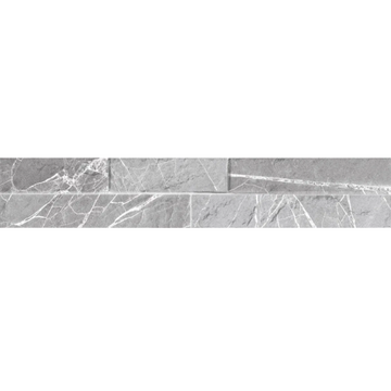 Orlando Marble Grey Split Face Wall Cladding Tile 80x442 mm