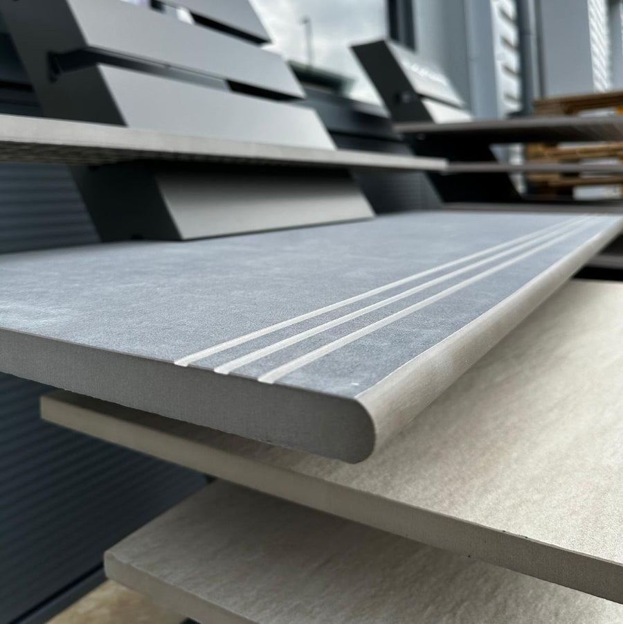 Padova Ash Bullnose Coping Steps 1200x450x20 mm