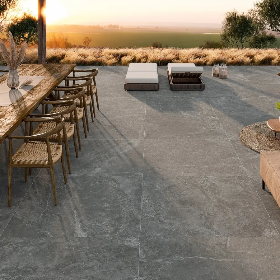 Palma Anthracite Matt Wall&Floor Porcelain Tile-1200x1200mm