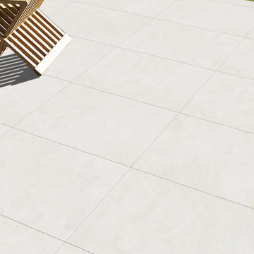Porto Off White Outdoor Porcelain Paving Slabs