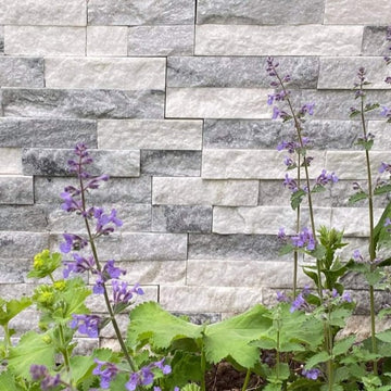 Quartz Grey Natural Split Face Wall Cladding Tile 150x550 mm