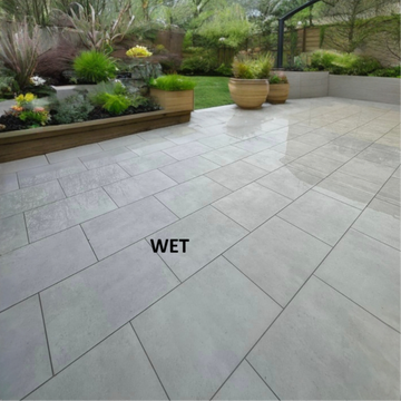 White 900x600x20 mm Outdoor Porcelain Paving Slabs