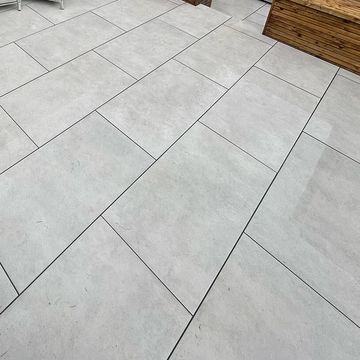 Saturnia Grey Outdoor Porcelain Paving Slabs - 1200X600x20mm