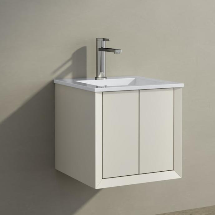 Verona Matt Black Cloakroom Vanity - 400mm