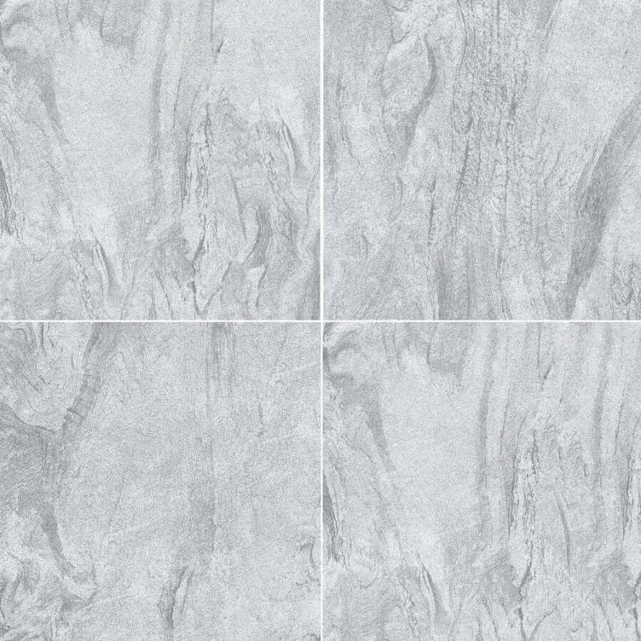 Art Grey Marble Effect Outdoor Porcelain Paving Slabs - 800x800x20 mm