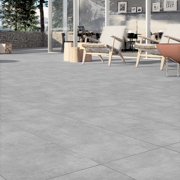 Cemento Anthracite Outdoor Porcelain Paving Slabs - 1200X600x20 mm