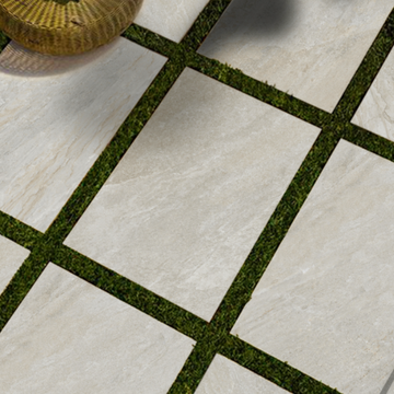 Quarzite Beige Outdoor Porcelain Paving Slabs - 900x600x20 mm
