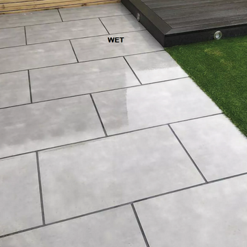 River Grey Outdoor Porcelain Paving Slabs - 900x600x20 mm