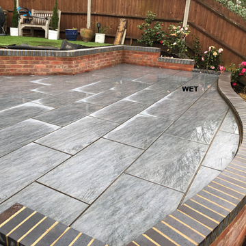 Tasos Nero Outdoor Porcelain Paving Slabs - 900x450x20 mm