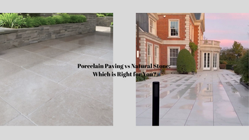 Porcelain Paving vs Natural Stone: Choosing the Right Patio for Your UK Garden