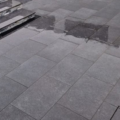 Adriatic Carbon Italian Outdoor Porcelain Paving Slabs - 900x450x20 mm