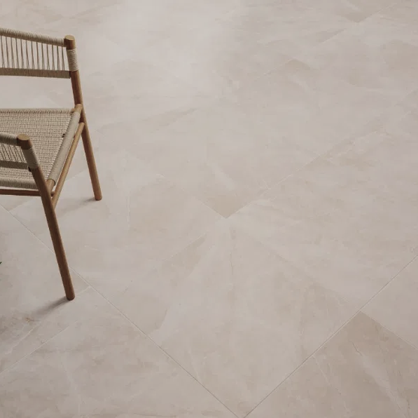 Amare Cream Matt Indoor Wall&Floor Porcelain Tile-600x600mm