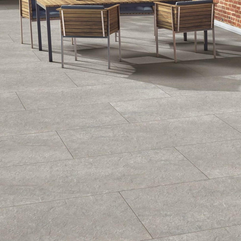 Ancient Grey Outdoor Porcelain Paving Slabs - 1200X600x20 mm