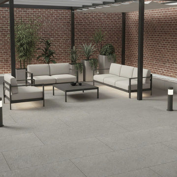 Ancient Grey Outdoor Porcelain Paving Slabs - 1200X600x20 mm