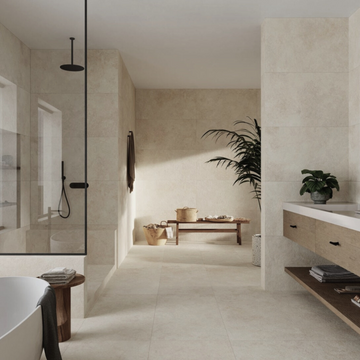 Arbia Ivory Matt Wall&Floor Porcelain Tile-1200x600mm