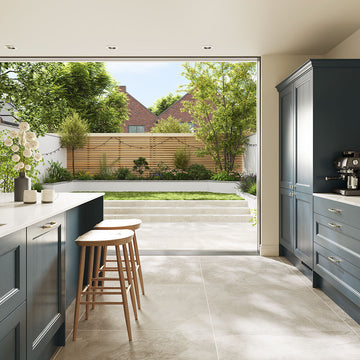 Atlantic Cream Outdoor Porcelain Paving Slabs - 1000x1000x20 mm