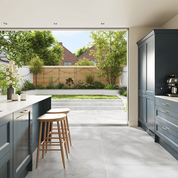 Atlantic White Outdoor Porcelain Paving Slabs - 1000x1000x20 mm