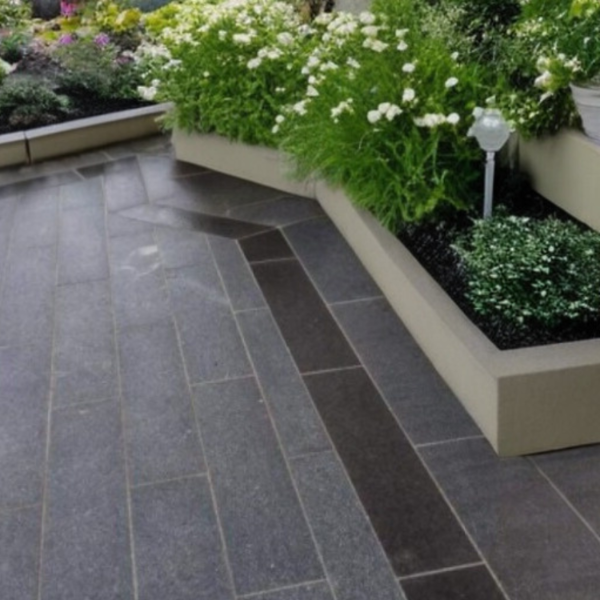 Black Granite Edging Plank 900x200