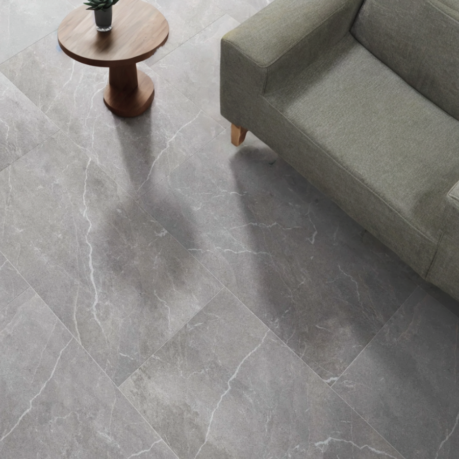 Boston Grey Matt Wall&Floor Porcelain Tile - 600x300mm