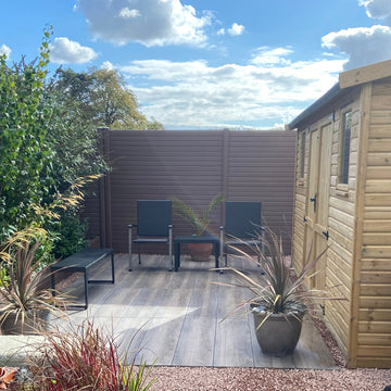 Capri Wood Effect Outdoor Porcelain Paving Slabs - 1200x300x20mm