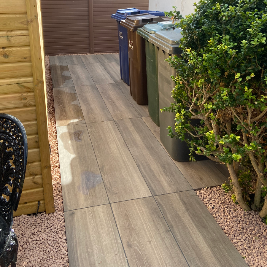 Capri Wood Effect Outdoor Porcelain Paving Slabs - 1200x300x20mm