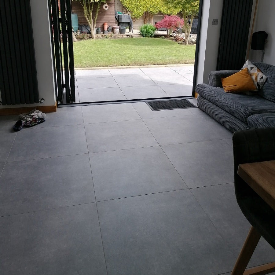 800x800x20 mm Cemento Anthracite Indoor Outdoor Porcelain Paving Slabs