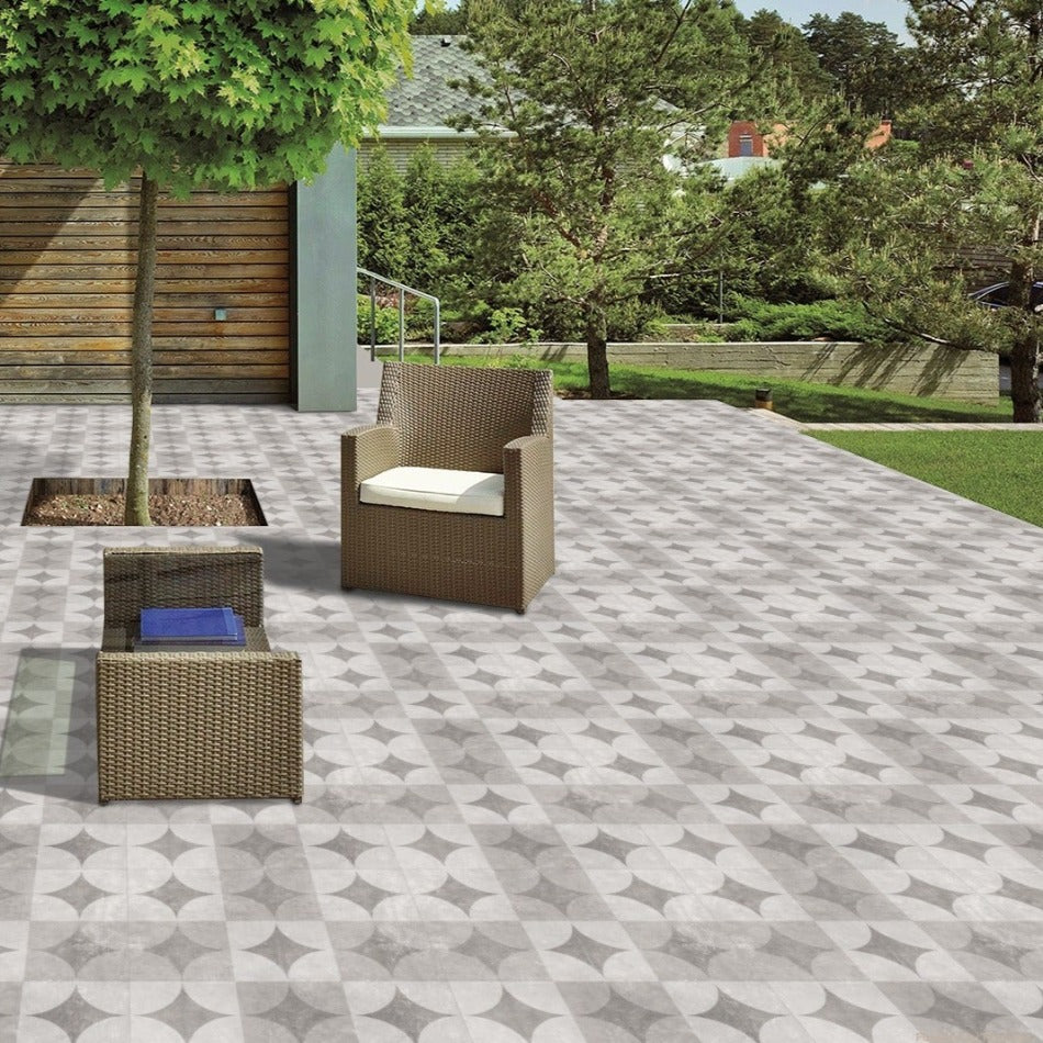 Cemento Decor Outdoor Porcelain Paving Slabs - 600x600x20 mm
