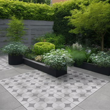 Cemento Decor Outdoor Porcelain Paving Slabs - 600x600x20 mm