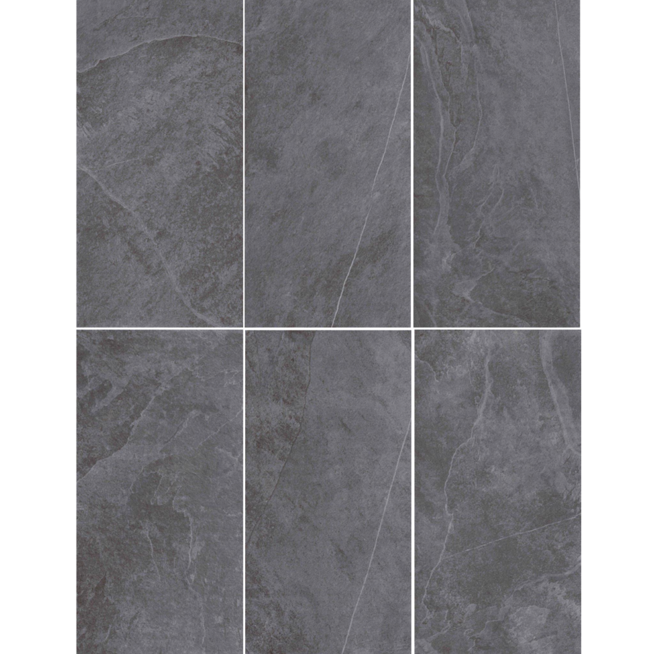  Cool Black Outdoor Porcelain Paving Slabs - 1200X600x20 mm