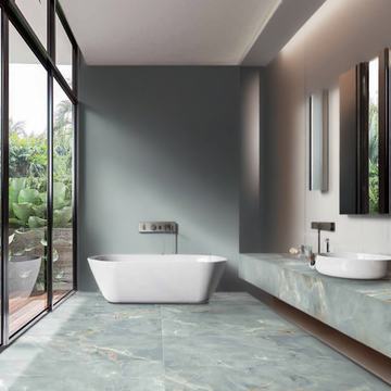 Crystal Aqua Matt Wall&Floor Porcelain Tile-1200x600mm