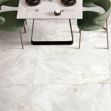 Italian Crystal Bianco Matt Wall&Floor Porcelain Tile- 600x600mm