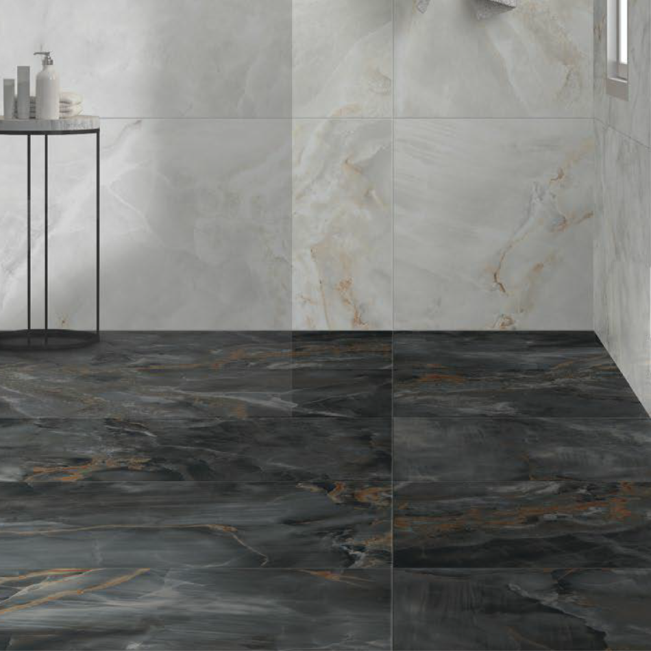 Crystal Black Matt Wall_Floor Porcelain Tile-1200x600mm