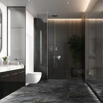 Crystal Black Matt Wall&Floor Porcelain Tile-1200x600mm