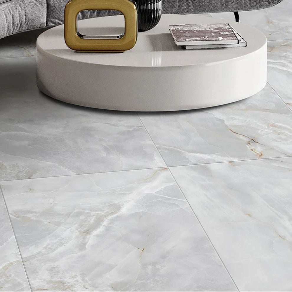Italian Crystal Silver Matt Wall&Floor Porcelain Tile- 600x600mm