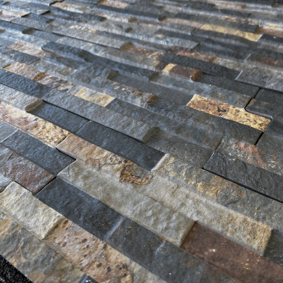 Earth Natural Split Face Wall Cladding Tile 155x400 mm