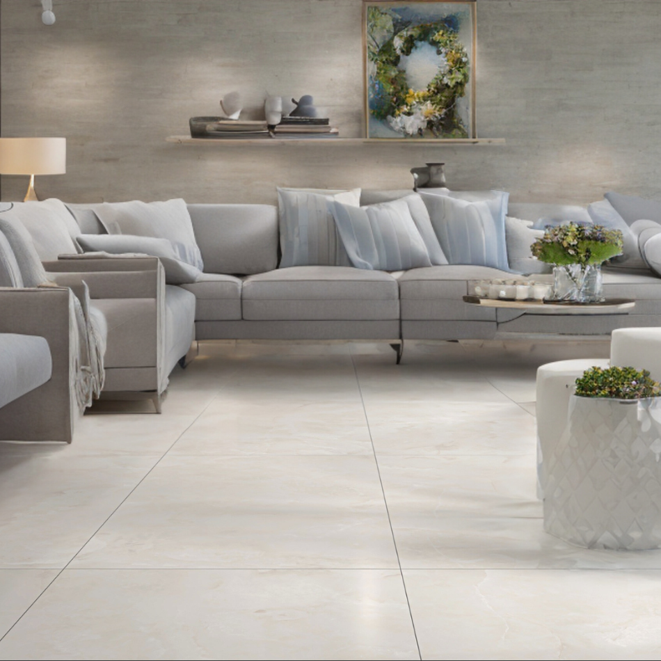 Elegance Onyx Beige Matt Wall&Floor Porcelain Tile-1200x600mm