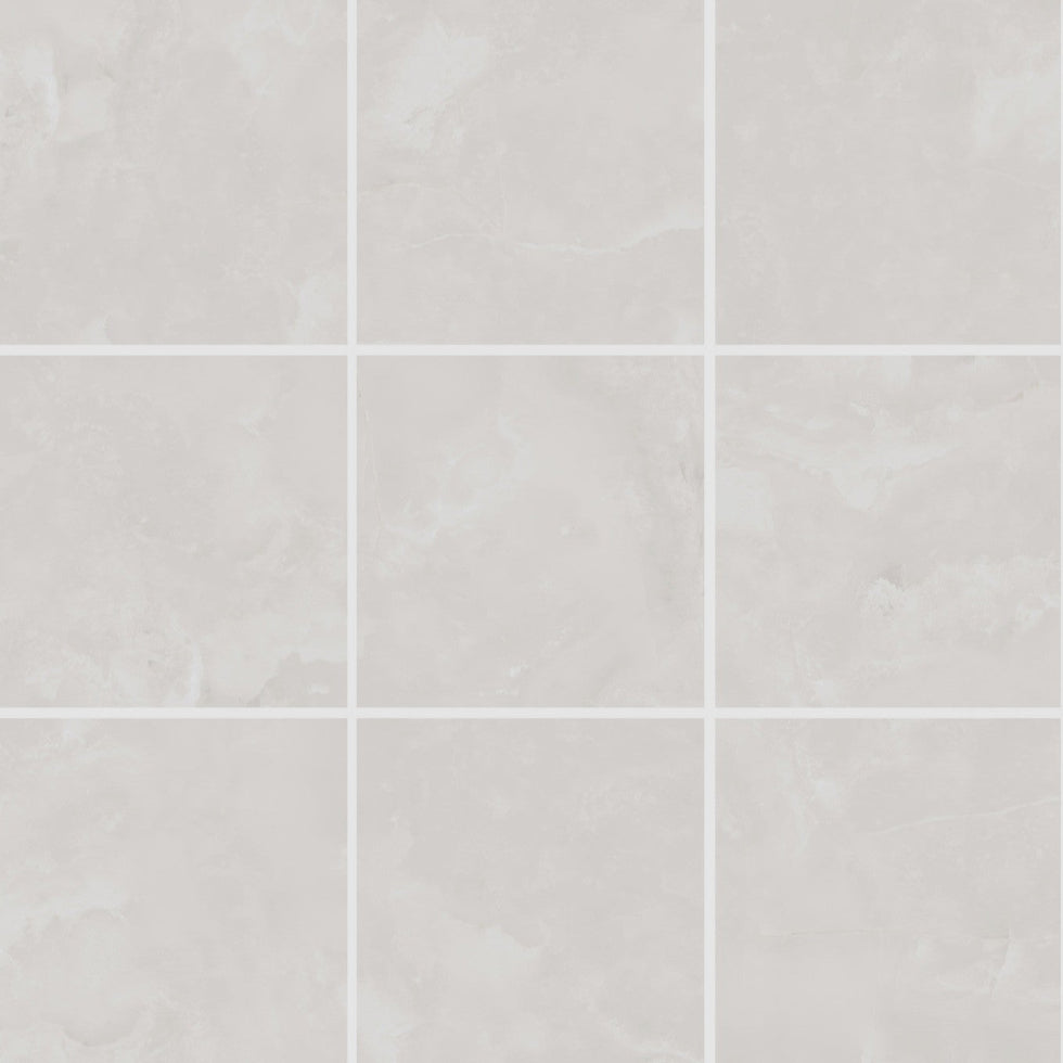 Elegance Onyx Bianco Matt Wall&Floor Porcelain Tile - 600x600mm