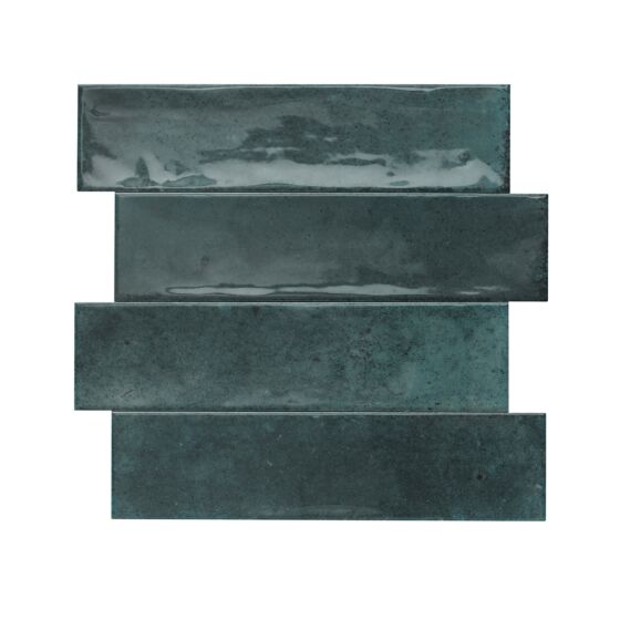 Esperanza Blue Gloss Feature Wall Tile 300x75 mm