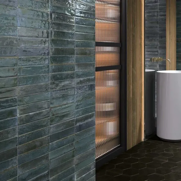 Esperanza Blue Gloss Feature Wall Tile 300x75 mm